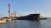 FILE - In this photo released by Karachi Port Trust, a Russian ship carrying oil is anchored at a port in Karachi, Pakistan, June 11, 2023.