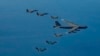 미 전략 폭격기 B-52H, 한반도 서해 상공서 한국 공군과 연합 훈련