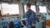 Український моряк на кораблі "Черкаси". Портсмут. Велика Британія. 11 квітня 2024 р. 