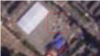 단둥 세관 야적장을 촬영한 5일 자 위성사진. 북동쪽 공간(사각형 안)에서 물체가 포착됐다. 사진=Planet Labs