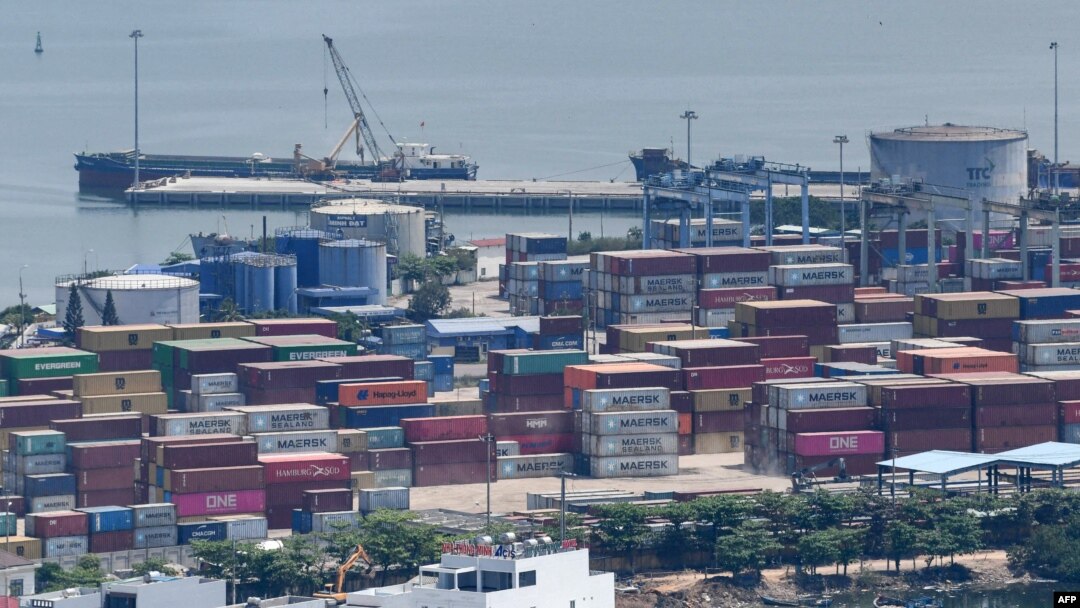 FILE - A view of Quy Nhon port in Vietnam's Binh Dinh province on March 29, 2024. On Aug. 2, 2024, the U.S. rejected Vietnam's request for "market economy" classification, citing Hanoi's continued involvement in the country's economy.