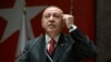 Turkey's President Recep Tayyip Erdogan addresses to his ruling party's provincial leaders in Ankara, Turkey, Nov. 17, 2017. 