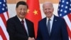 美国总统拜登与中国国家主席习近平在印尼20国峰会期间举行面对面会谈。（2022年11月14日）