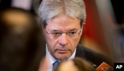 Italiya Tashqi ishlar vaziri Paolo Gentiloni