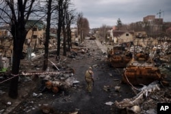Bucha, Ukraina, 6-aprel, 2022