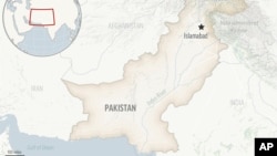 FILE - Map of Pakistan.