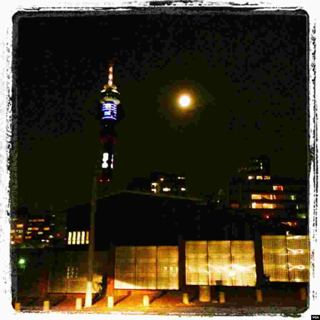Hillbrow night. Taken from Constitution Hall.