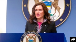 Michigan shtati gubernatori Gretchen Uitmer, Lensing, 11-mart, 2022 