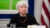 Treasury Secretary Janet Yellen listens during a meeting with business leaders about the debt limit in the South Court Auditorium on the White House campus, Oct. 6, 2021, in Washington.