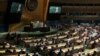 Palestinian Ambassador to the United Nations Riyad Mansour addresses a United Nations General Assembly meeting ahead of a vote on a draft resolution that would deplore the use of excessive force by Israeli troops against Palestinian civilians at U.N. headquarters in New York, June 13, 2018.