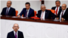FILE - Turkey's main opposition Republican People's Party leader Kemal Kilicdaroglu speaks at the Turkish parliament in Ankara, Turkey, July 15, 2017. 