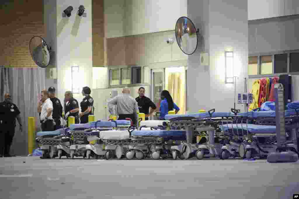 Orlandodagi qatliomda o'lganlarning jasadlari olib kelingan tibbiy markaz
