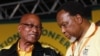 President Zuma speaks with Deputy President Motlanthe at start of 53rd National Conference of ruling ANC in Bloemfontein.