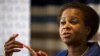 Respected businesswoman and anti-apartheid activist Mamphela Ramphele speaks to the media in Johannesburg, June 6, 2013.