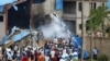 Scene outside outside a church following a blast in Kaduna, Nigeria, June 17, 2012.