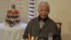 Former South African President Nelson Mandela is pictured duing a birthday celebration with family in Qunu, South Africa, July 18, 2012.