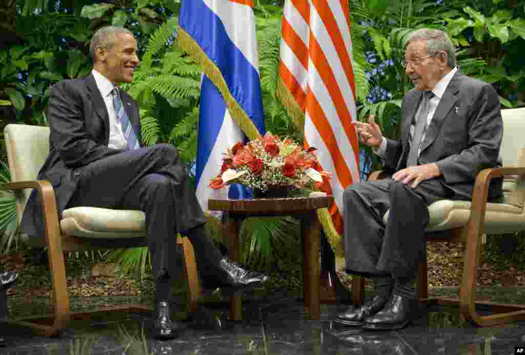 Obama va Kastro, 21-mart, Gavana