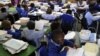 Pupils of Winnie Ngwekasi Primary School in Soweto study in a classroom in Johannesburg, South Africa, November 2009.