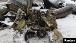 Обломки северокорейской ракеты, выпущенной российскими войсками по Харькову. Январь 2024 г.