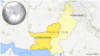 Map showing Baluchistan, Pakistan