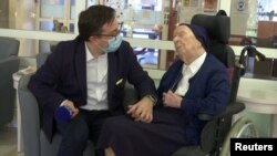 Sestra Andre tokom intervjua za francusku televiziju BFM