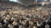 More than 2,000 people attend the opening of the first congress of Morocco's ruling party since the moderate Islamists won the November polls which took place under the theme of good governance in Rabat, July 14, 2012. 