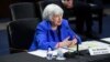 U.S. Treasury Secretary Janet Yellen testifies during a Senate Banking, Housing and Urban Affairs Committee hearing, on Capitol Hill, in Washington, Sept. 28, 2021. 