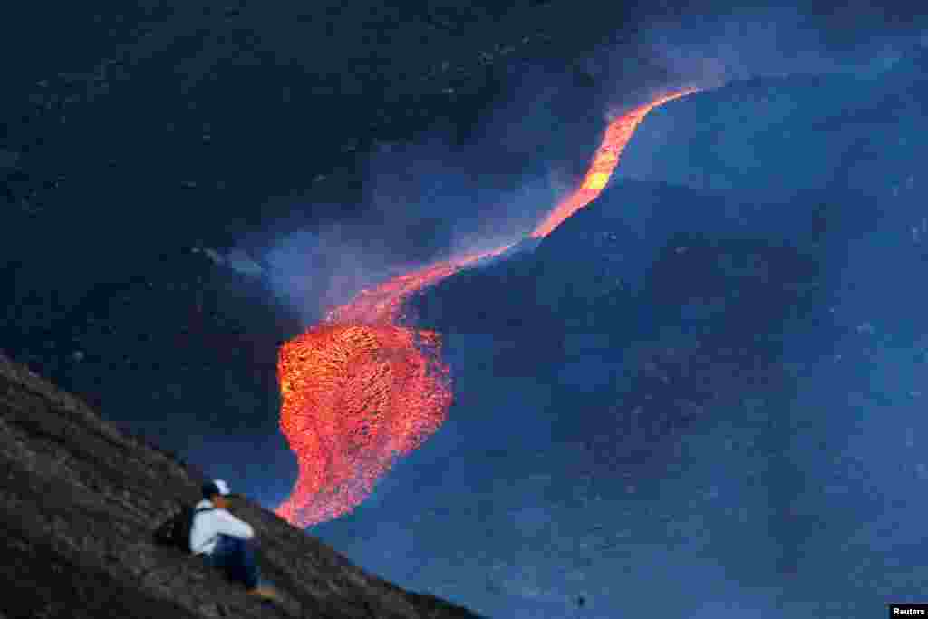 Lava. Gvatemala.