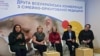 Зліва направо: Мар'яна Возниця, Ірина Садов'як, Лінда Франк, Володимир Жовнір, Світлана Ошеко