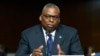 FILE - Defense Secretary Lloyd Austin speaks during a Senate Armed Services Committee hearing on the conclusion of military operations in Afghanistan and plans for future counterterrorism operations, on Capitol Hill, Sept. 28, 2021.