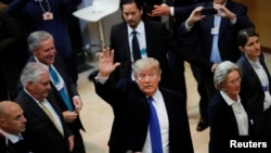 Prezident Tramp Davosda, 25-yanvar, 2018-yil
