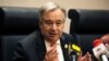 U.N. Secretary-General Antonio Guterres talks to reporters in Addis Ababa, Ethiopia, Jan. 28, 2018. The United Nations announced Feb. 2, 2018, that it would take new steps to protect its staff from sexual harassment in the workplace.
