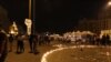 Mourners mark the death of a protester, who has quickly become an icon of the nearly monthlong anti-corruption demonstrations across Lebanon, pictured in Beirut on Nov. 13, 2019. (Heather Murdock/VOA)