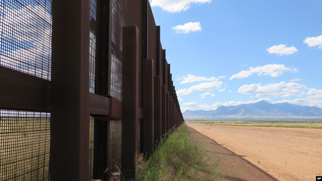Part of the border fence near Naco, Arizona, is seen in this Sept. 16, 2015 file photo.