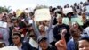 Des étudiants manifestent à l'université Stellenbosch, à Stellenbosch, Afrique du Sud, 1er septembre 2015. (Archives).REUTERS/Mike Hutchings