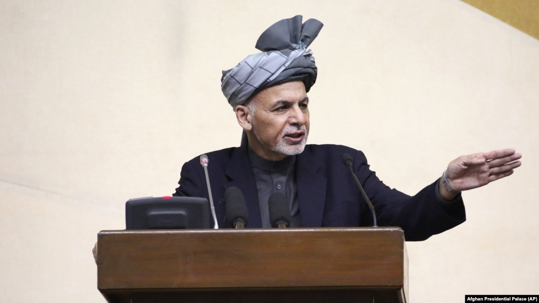 Parlamentda keskin chiqish qilgan Prezident G'ani Pokistonni Tolibon yetakchilariga qarshi chora ko'rmayotganlikda aybladi.