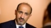Ahmed Jarba, head of the Syrian National Coalition, at Bayan Palace, Kuwait, Dec. 8, 2013.