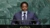 Joseph Kabila, president of the Democratic Republic of the Congo, addresses the 72nd General Assembly at U.N. headquarters in New York, Sept. 23, 2017.