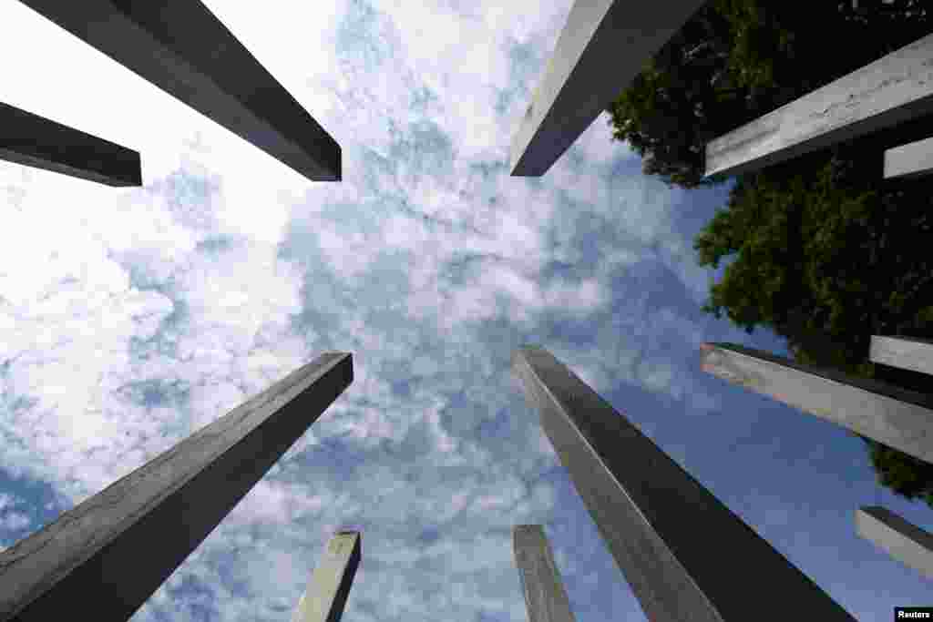 The Hyde Park memorial for the 7/7 attacks is seen in London, Britain. The July 7, 2005 London bombings, often referred to as 7/7, were a series of coordinated terrorist suicide bomb attacks, which targeted civilians traveling on the city's public transport system during the morning rush hour.