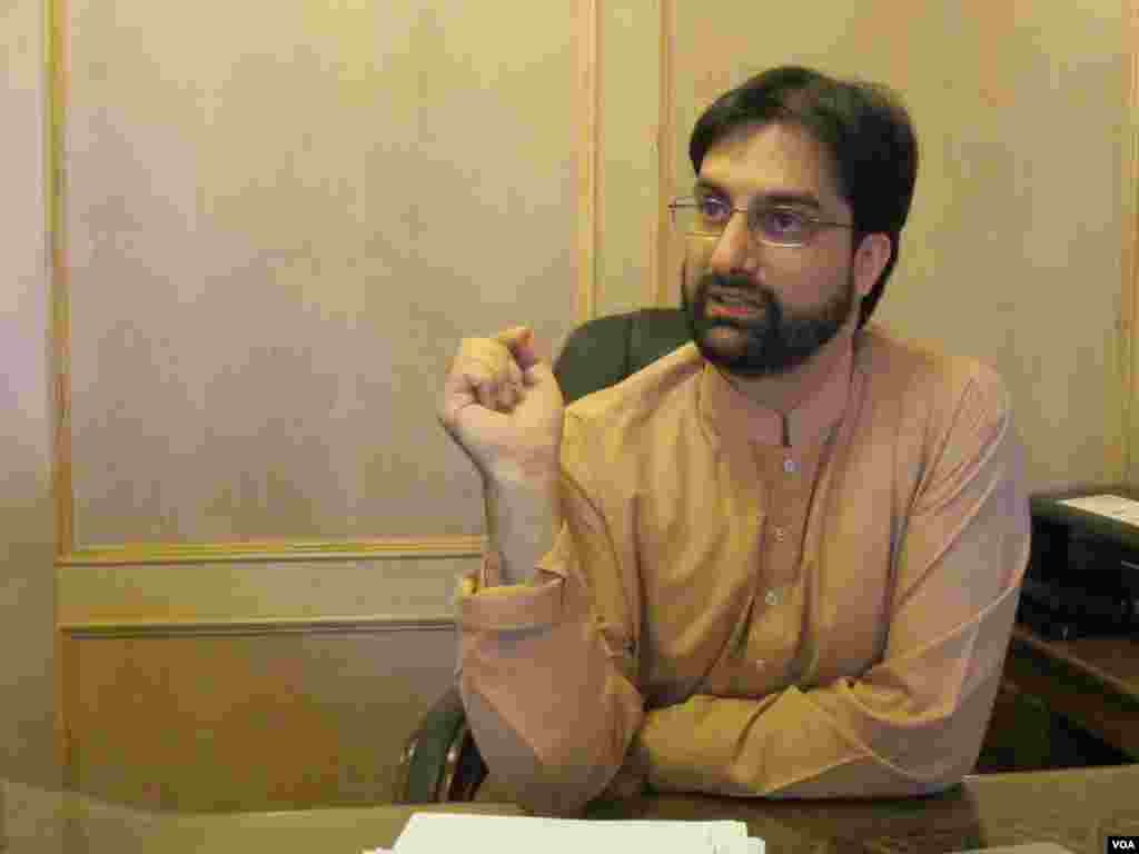 All Parties Hurriyat Conference Chair Mirwaiz Umar Farooq. (Aru Pande/VOA)