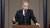 Turkey's President Recep Tayyip Erdogan makes a statement prior to his trip to China, which will be followed by a trip to Washington, in Ankara, Turkey, May 12, 2017. 