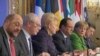 French President Francois Hollande hosted a Youth Unemployment Summit in Paris on Tuesday, Nov. 12, 2013.