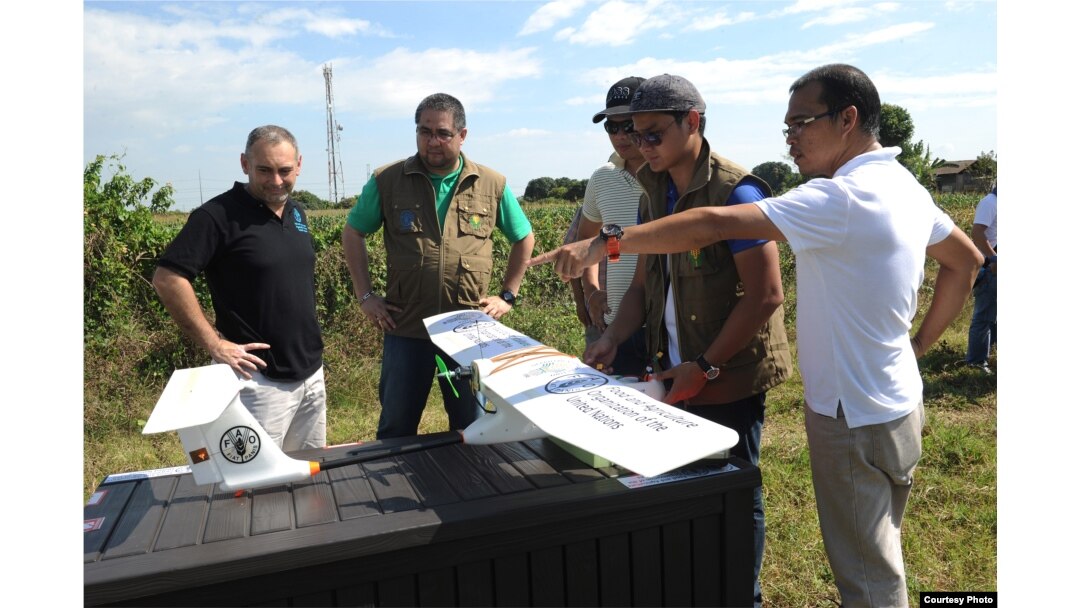 U.N. Food and Agriculture Organization and Philippine technical experts are ready for deployment across the country to support drone agricultural missions. (Photo courtesy of FAO)