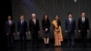 FILE - Japan's Prime Minister Shinzo Abe stands for photo with fellow Southeast Asian leaders at the 31st ASEAN Summit, in Manila, Philippines, Nov. 13, 2017. 