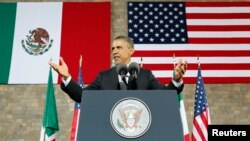 Presidente Barack Obama na cidade do México 