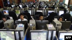 Một quán cà phê Internet ở Côn Minh, tỉnh Vân Nam ở phía tây nam Trung Quốc