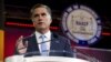 Republican presidential candidate, former Massachusetts Gov. Mitt Romney gestures during a speech to the NAACP annual convention in Houston, Texas, July 11, 2012. 