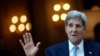 U.S. Secretary of State John Kerry talks to reporters in Vienna, Austria, July 12, 2015.