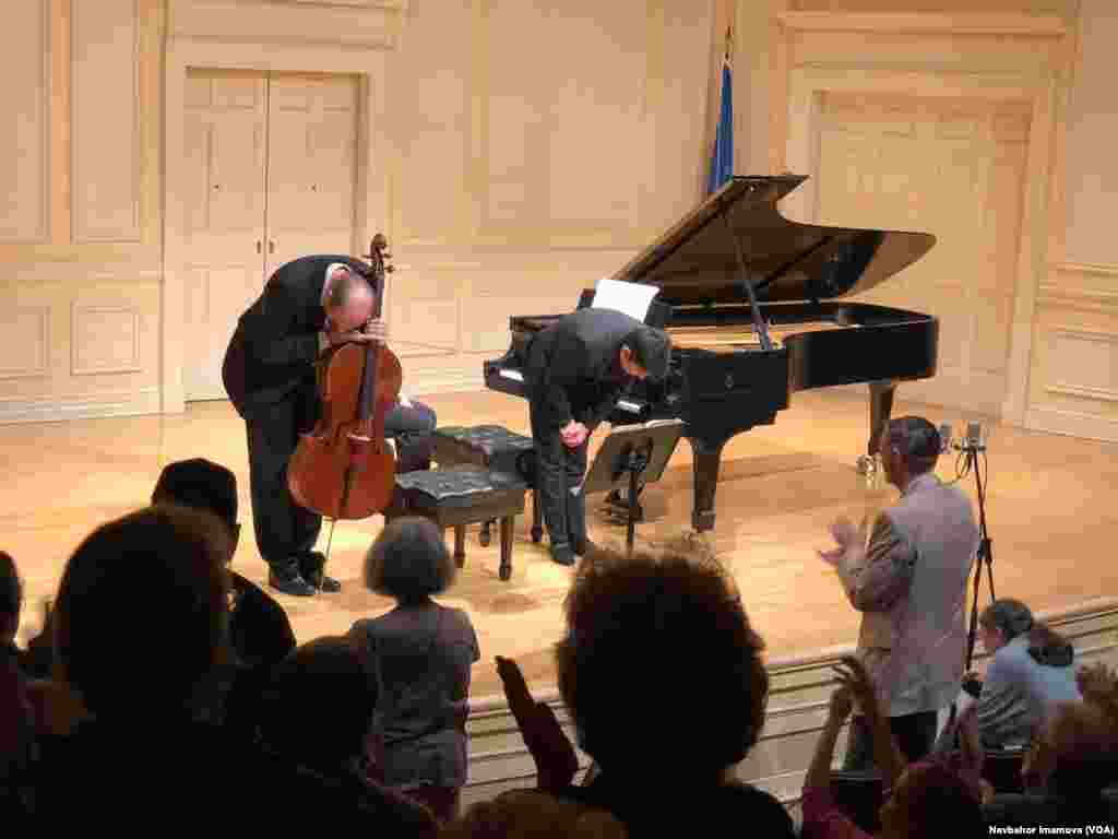 O'zbekistonlik pianist Behzod Abduraimov va norvegiyalik violonchel ustasi Truls Mork