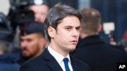 Премьер-министр Франции Габриэль Атталь